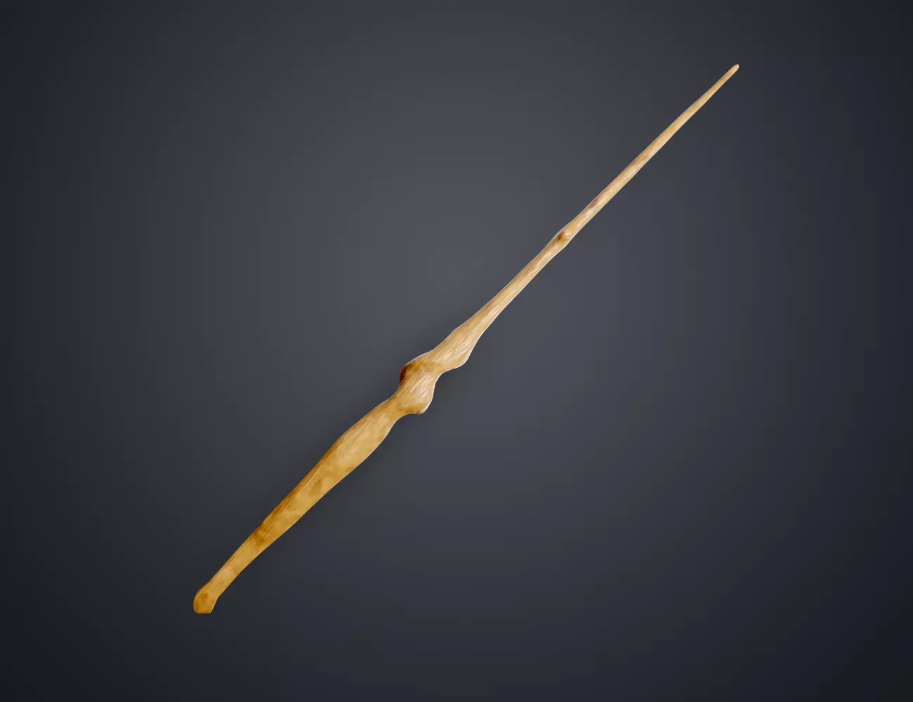 Hogwarts Legacy Wand Notched 3D print model