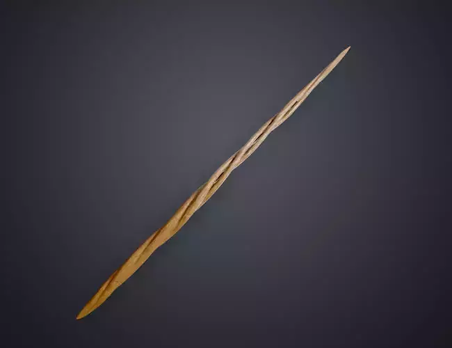 Hogwarts Legacy Wand Spiral 3D print model