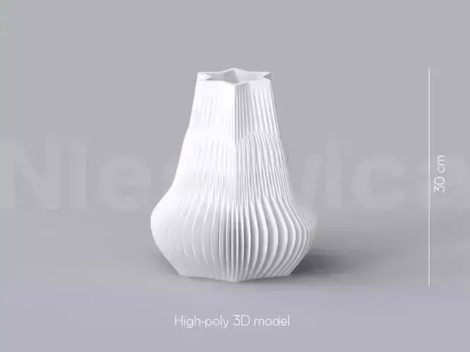 NIEDWICA VASE F-3 STL 3D MODEL