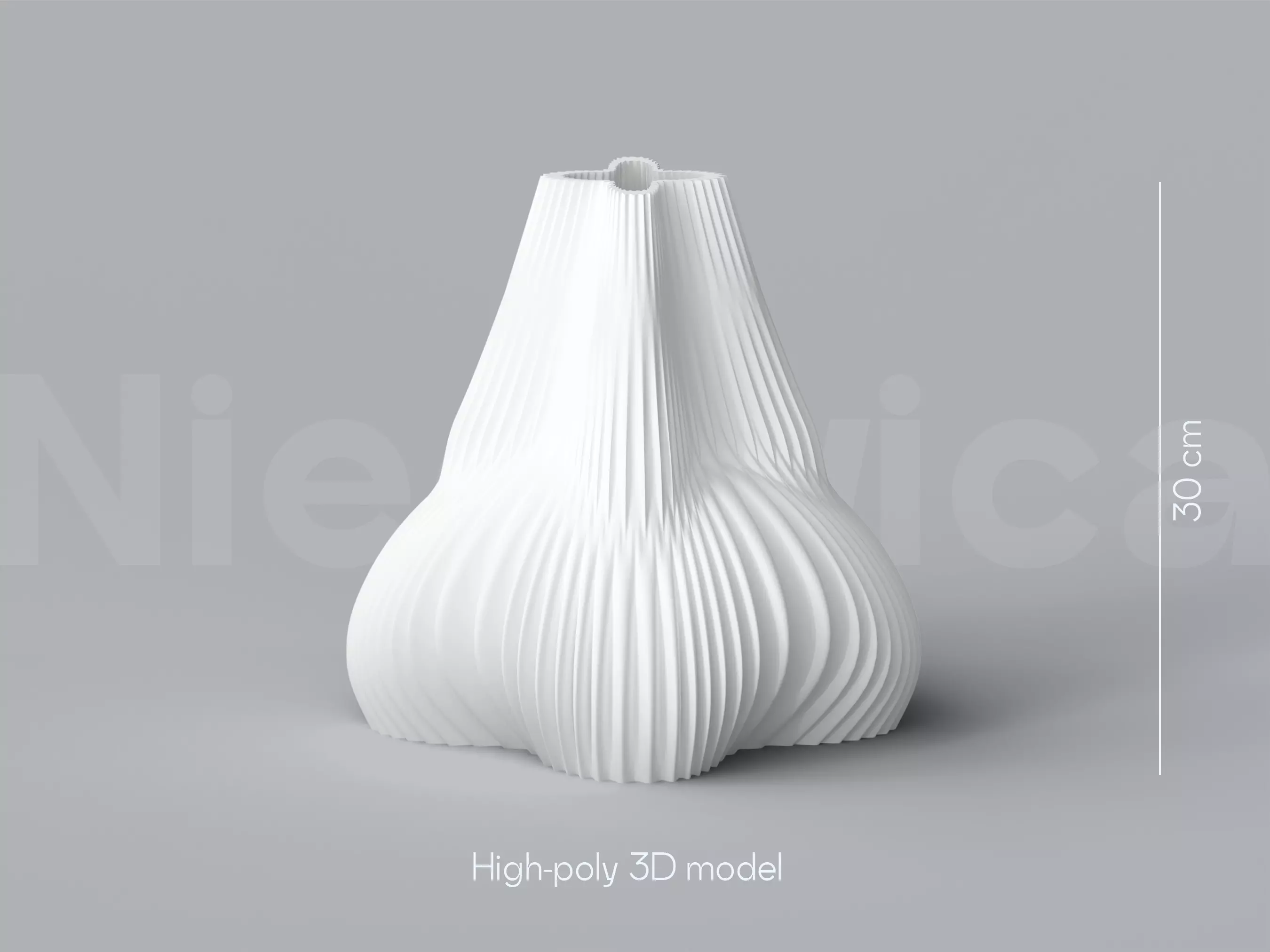 NIEDWICA VASE F-4 STL 3D MODEL 3D print model_0