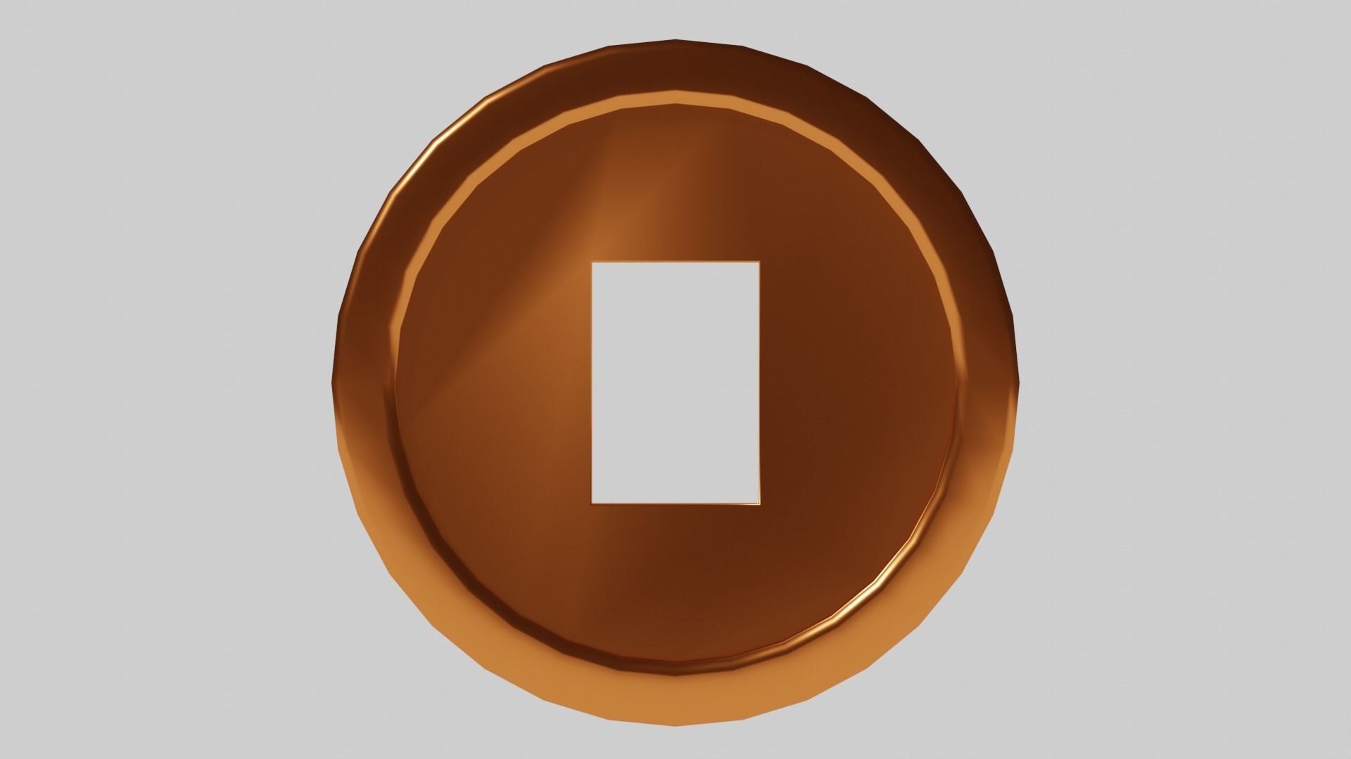 coin 3D model Low-poly 3D model_5