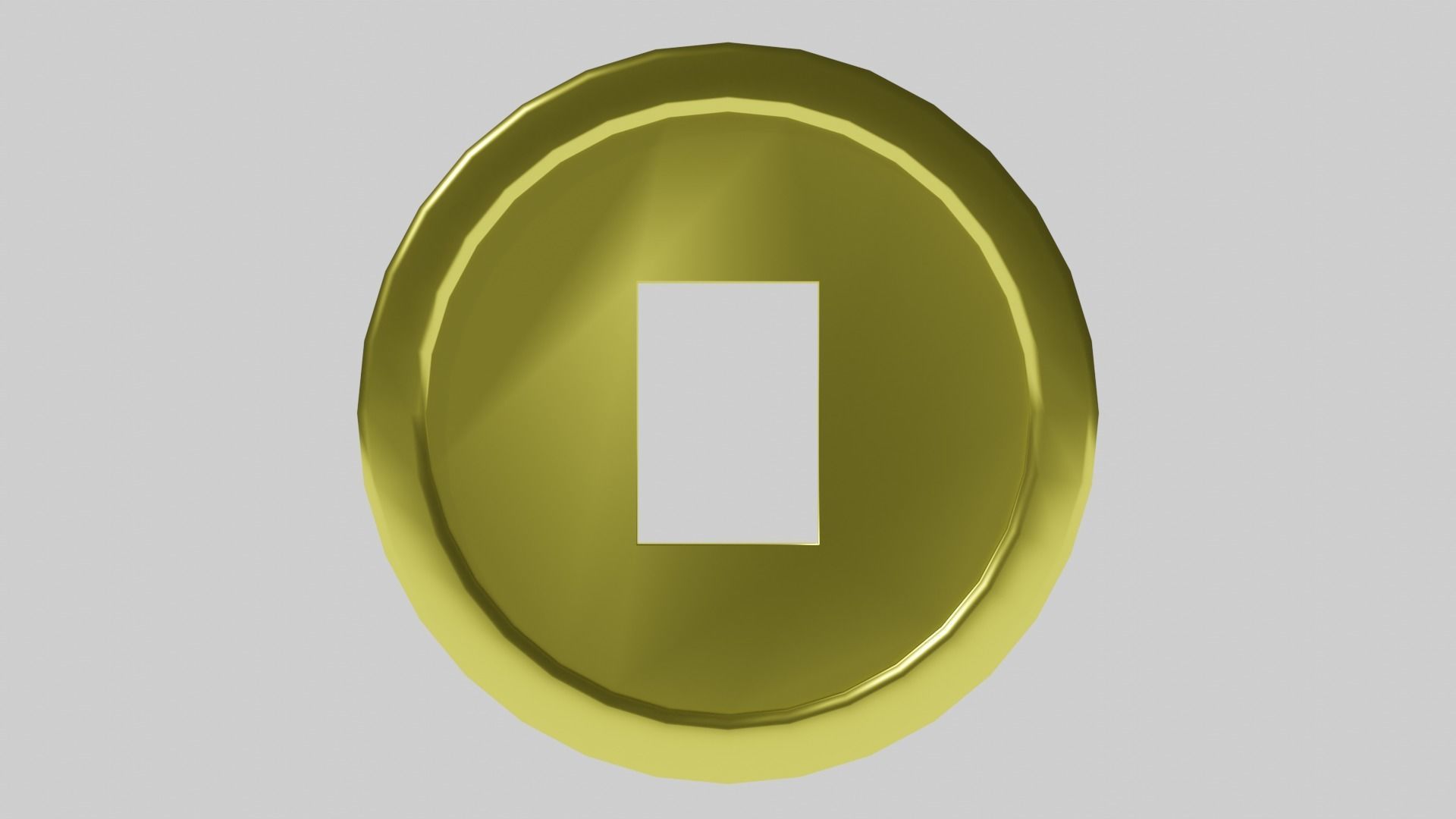 coin 3D model Low-poly 3D model_9