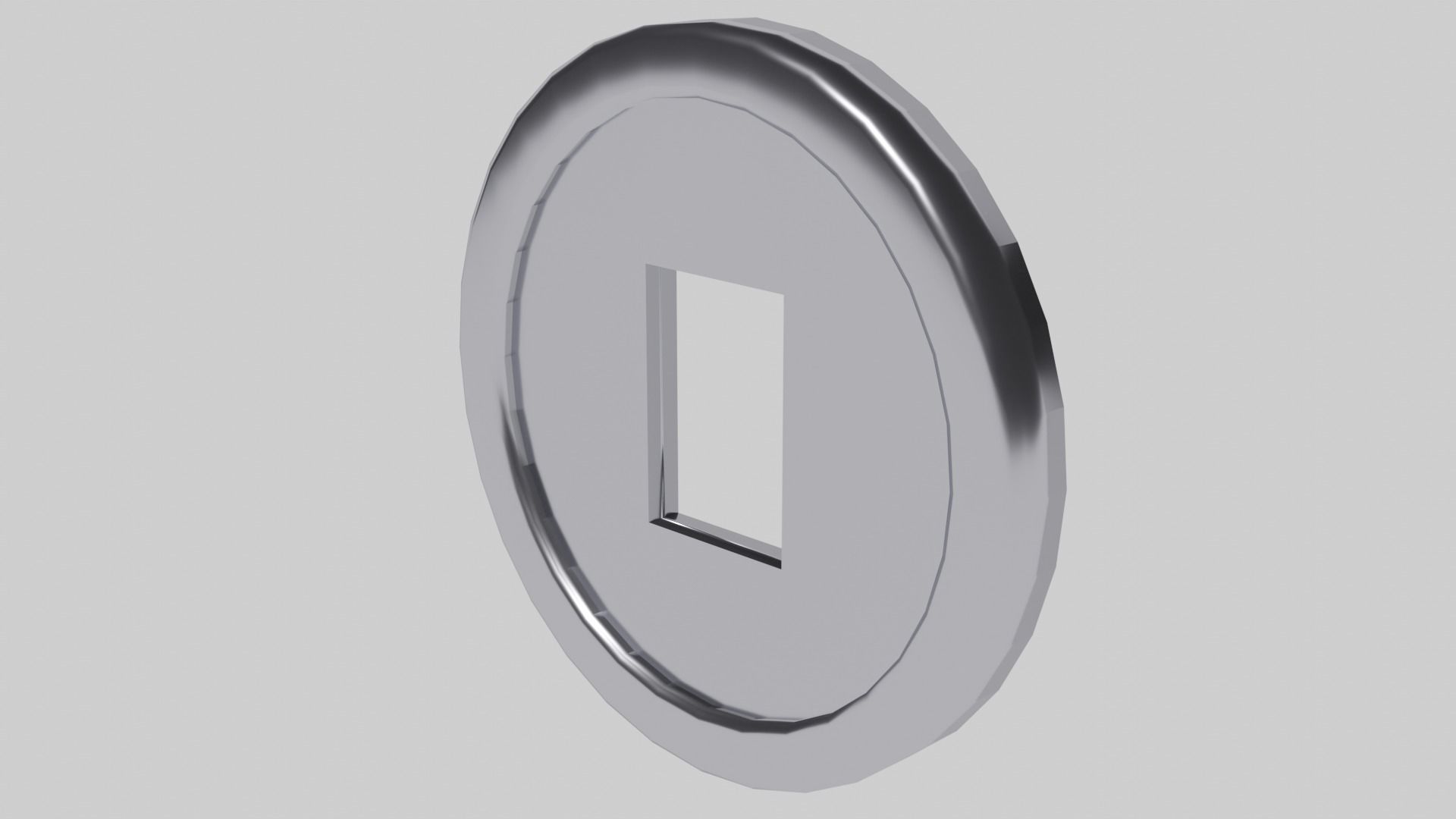 coin 3D model Low-poly 3D model_8