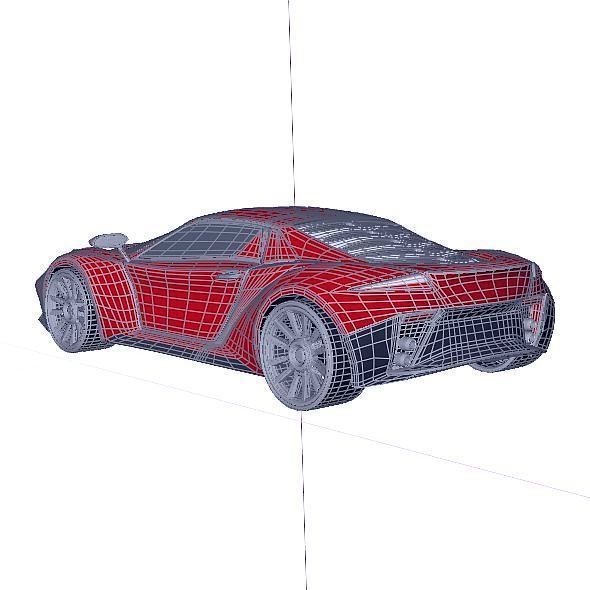 Sportero concept car 3D model_6