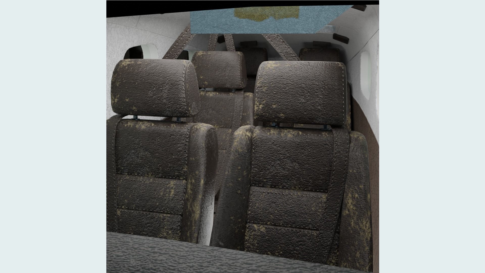 3D Old Cessna 210 model Low-poly 3D model_20