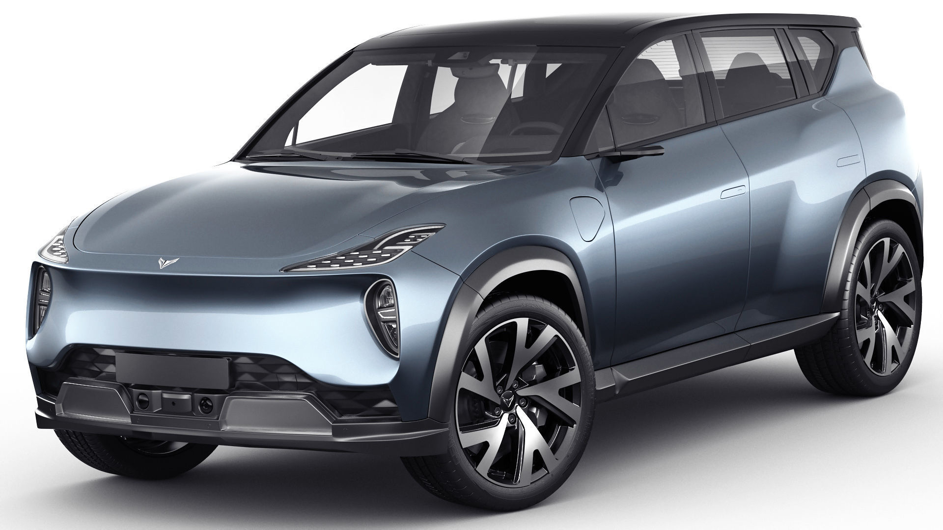 Generic Electric Modern SUV 3D model_1