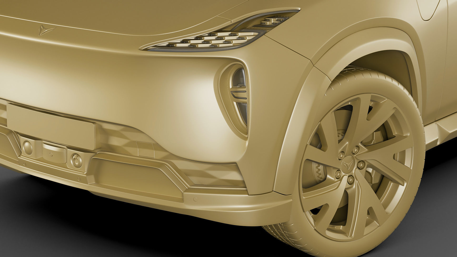 Generic Electric Modern SUV 3D model_29