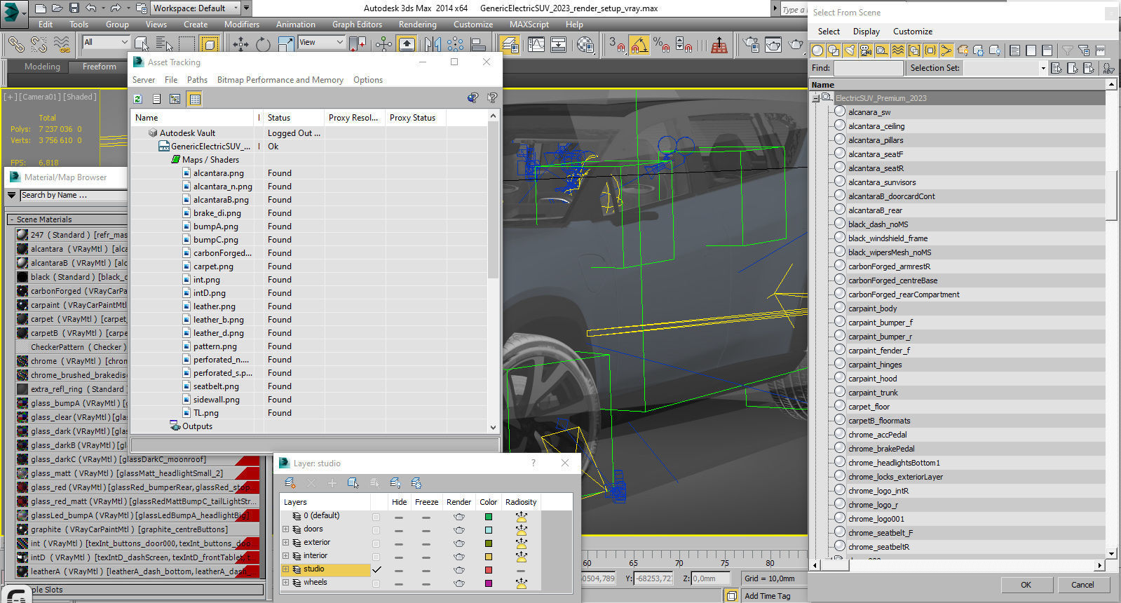 Generic Electric Modern SUV 3D model_36