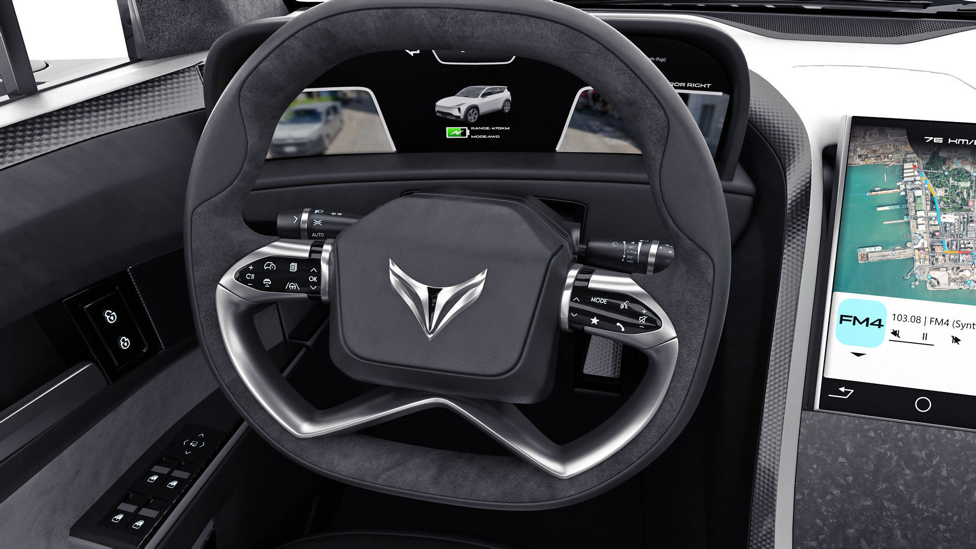 Generic Electric Modern SUV 3D model_24