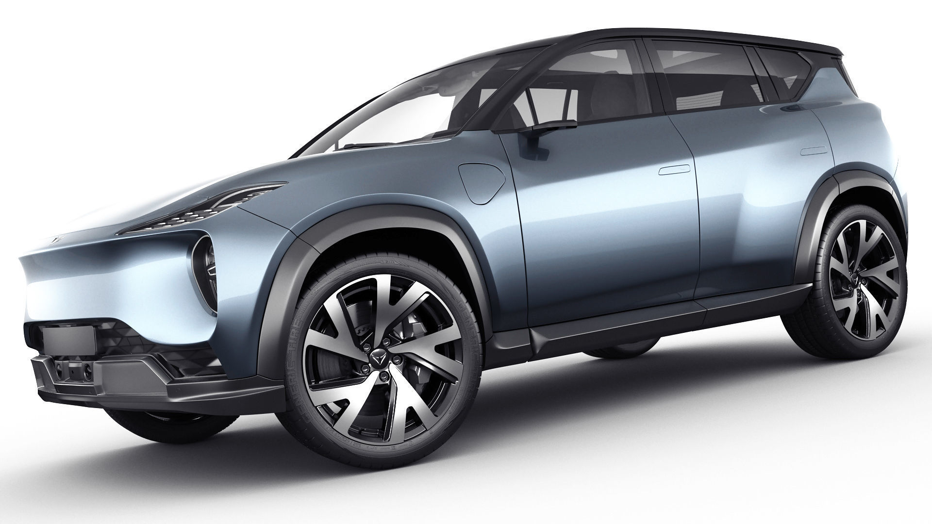 Generic Electric Modern SUV 3D model_13