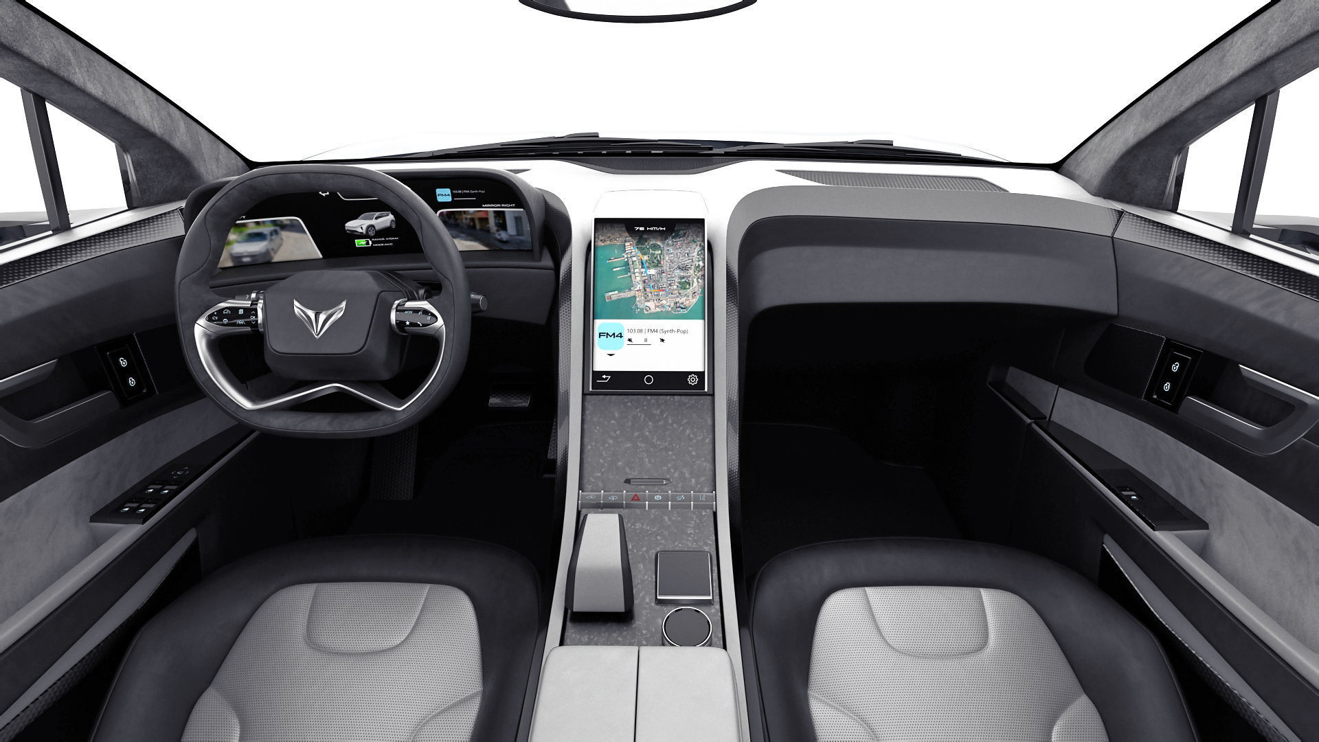 Generic Electric Modern SUV 3D model_22