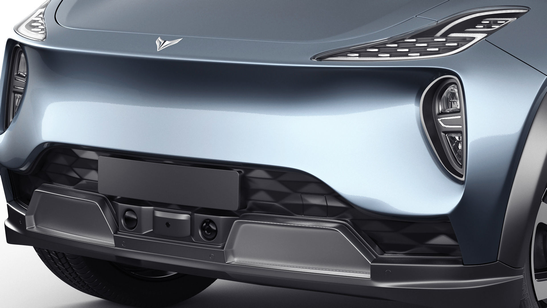 Generic Electric Modern SUV 3D model_7