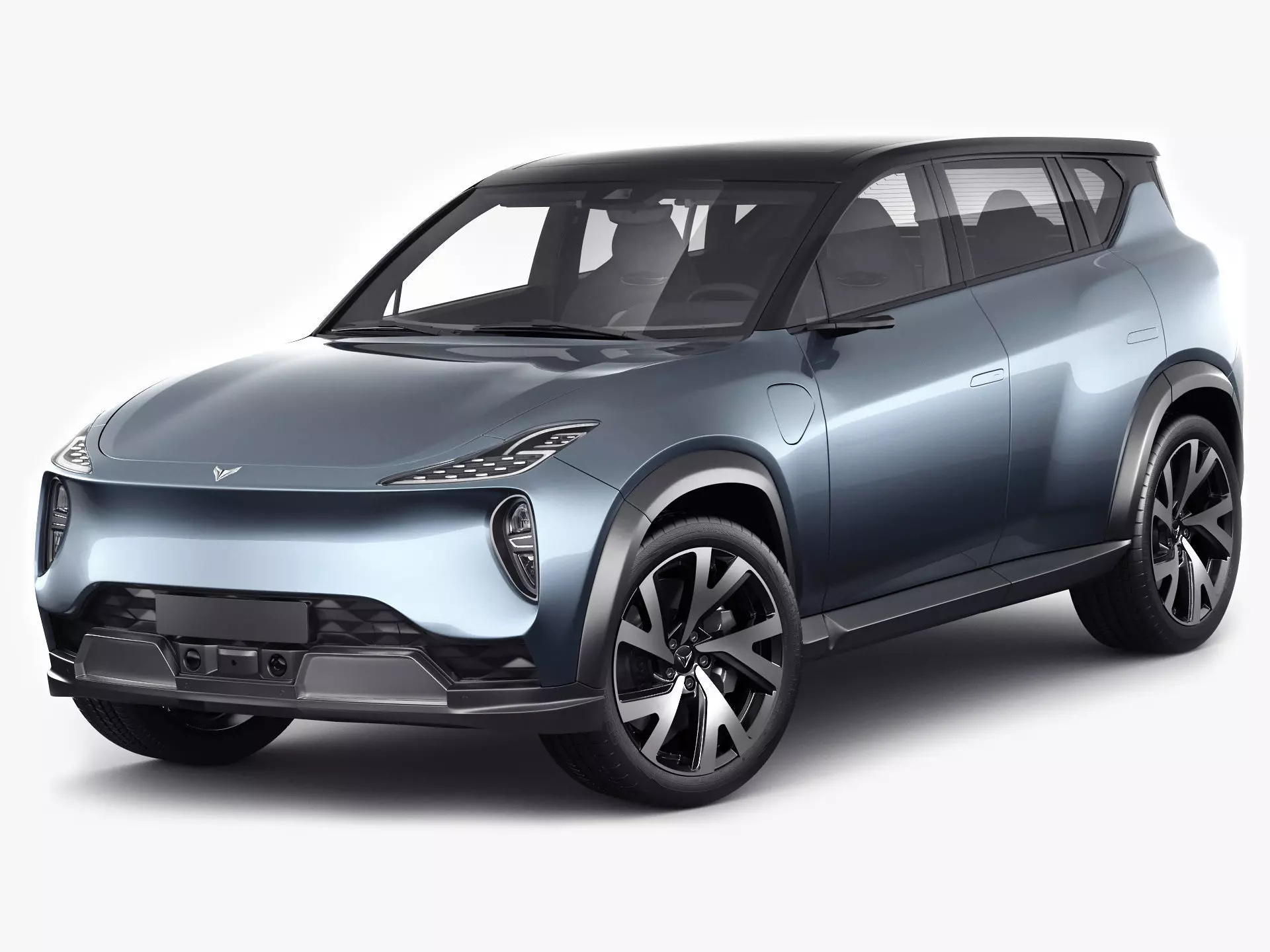 Generic Electric Modern SUV 3D model_0