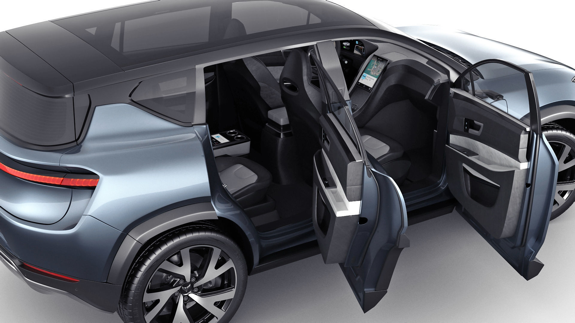 Generic Electric Modern SUV 3D model_19