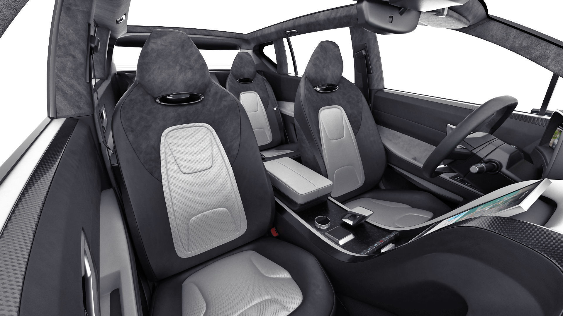 Generic Electric Modern SUV 3D model_21