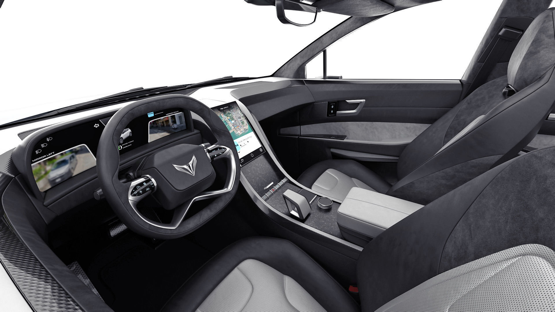 Generic Electric Modern SUV 3D model_20