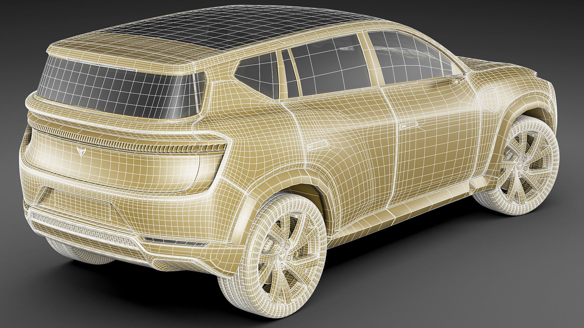 Generic Electric Modern SUV 3D model_34