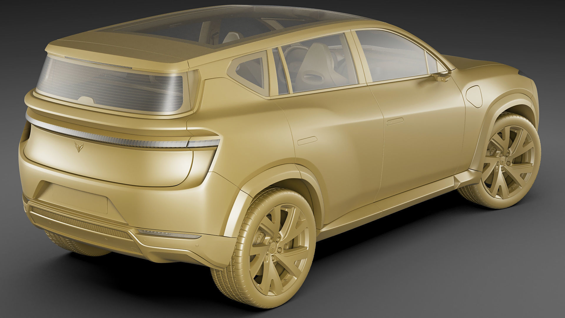 Generic Electric Modern SUV 3D model_28