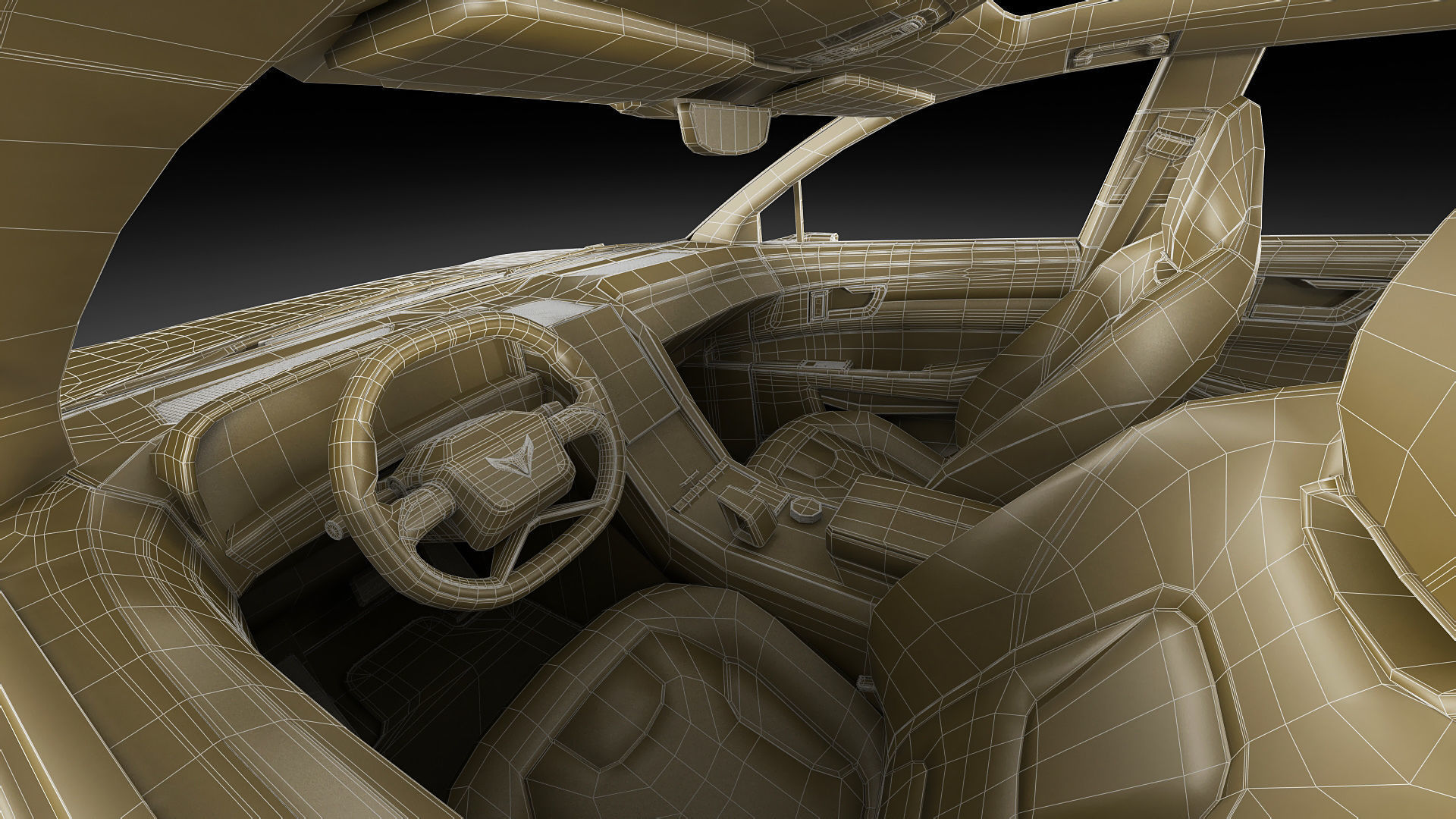 Generic Electric Modern SUV 3D model_35