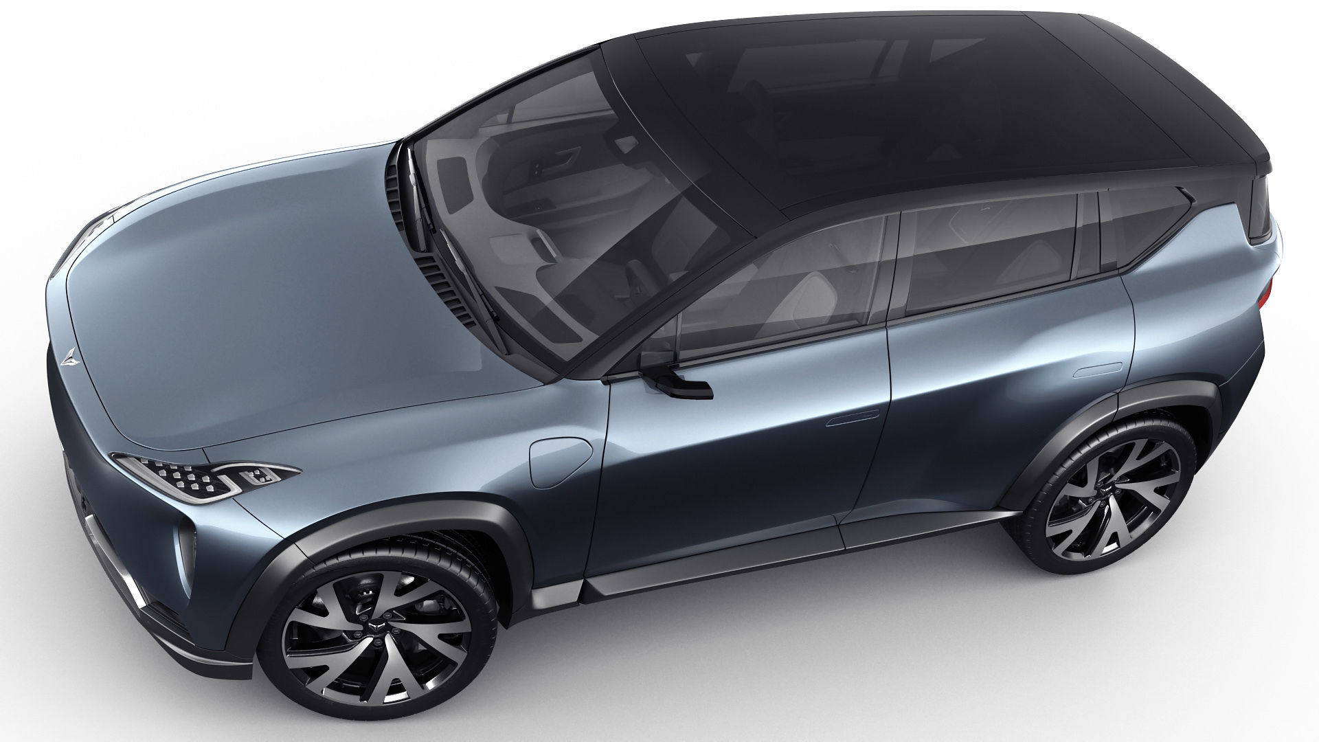 Generic Electric Modern SUV 3D model_11