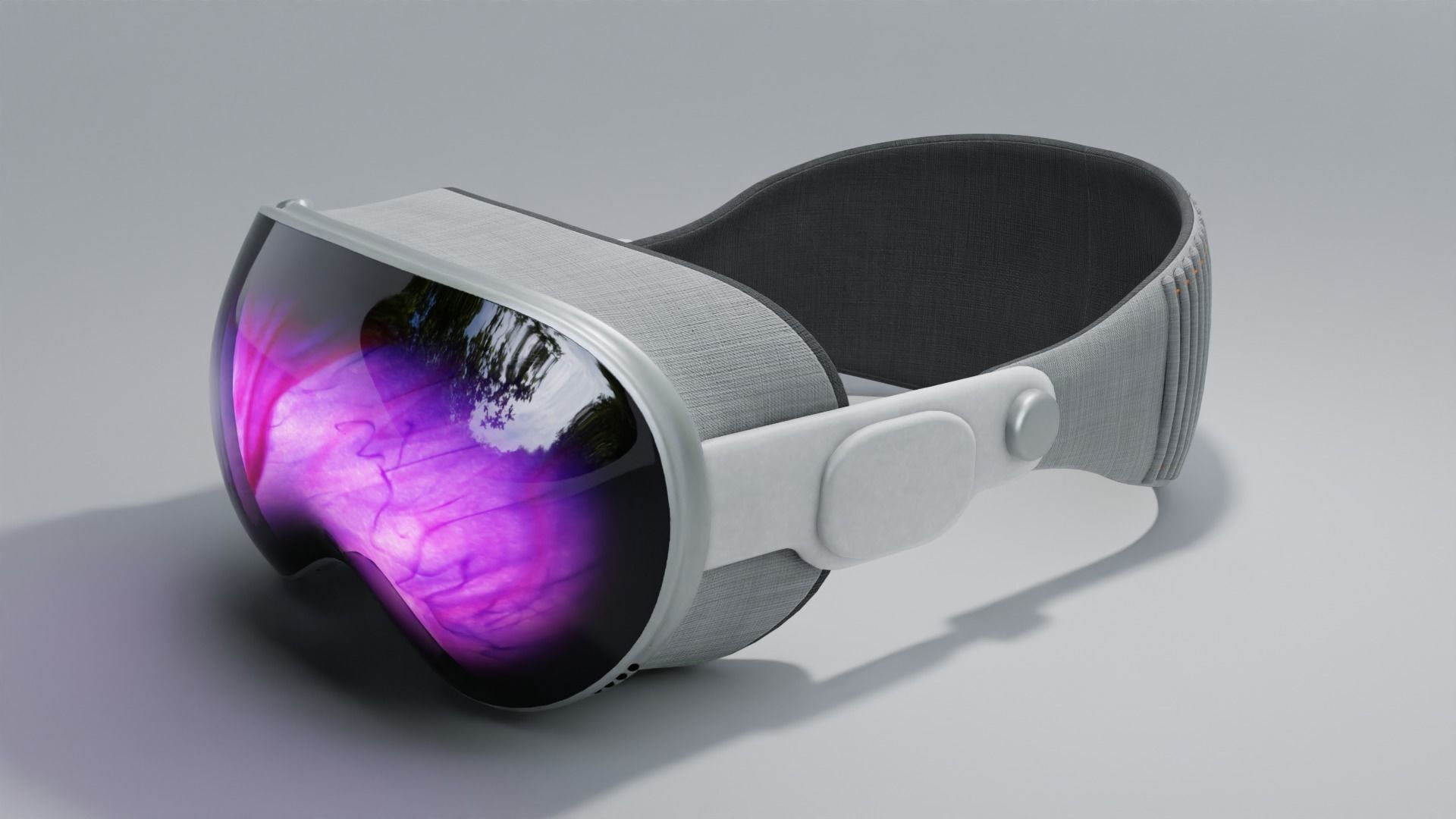 Vision Pro Inspired Headset 4K Textures 3D model_5