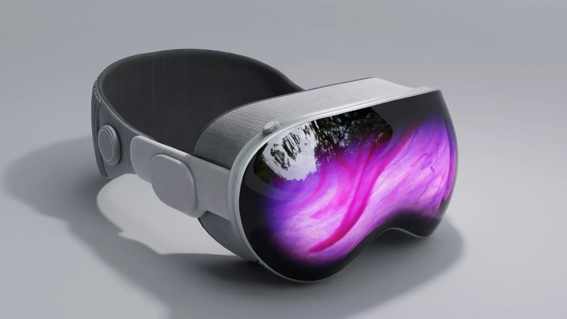 Vision Pro Inspired Headset 4K Textures 3D model_0