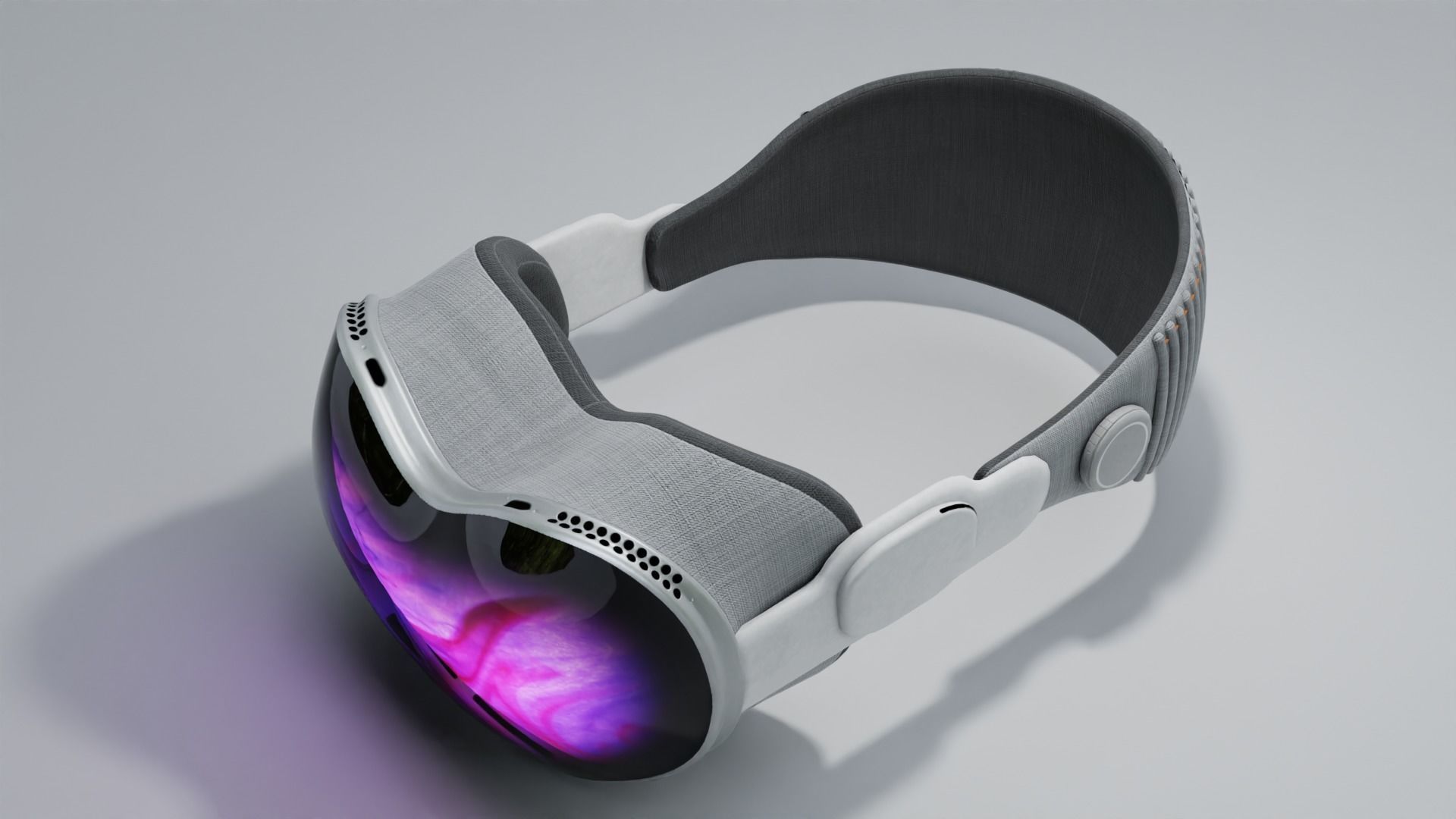 Vision Pro Inspired Headset 4K Textures 3D model_7