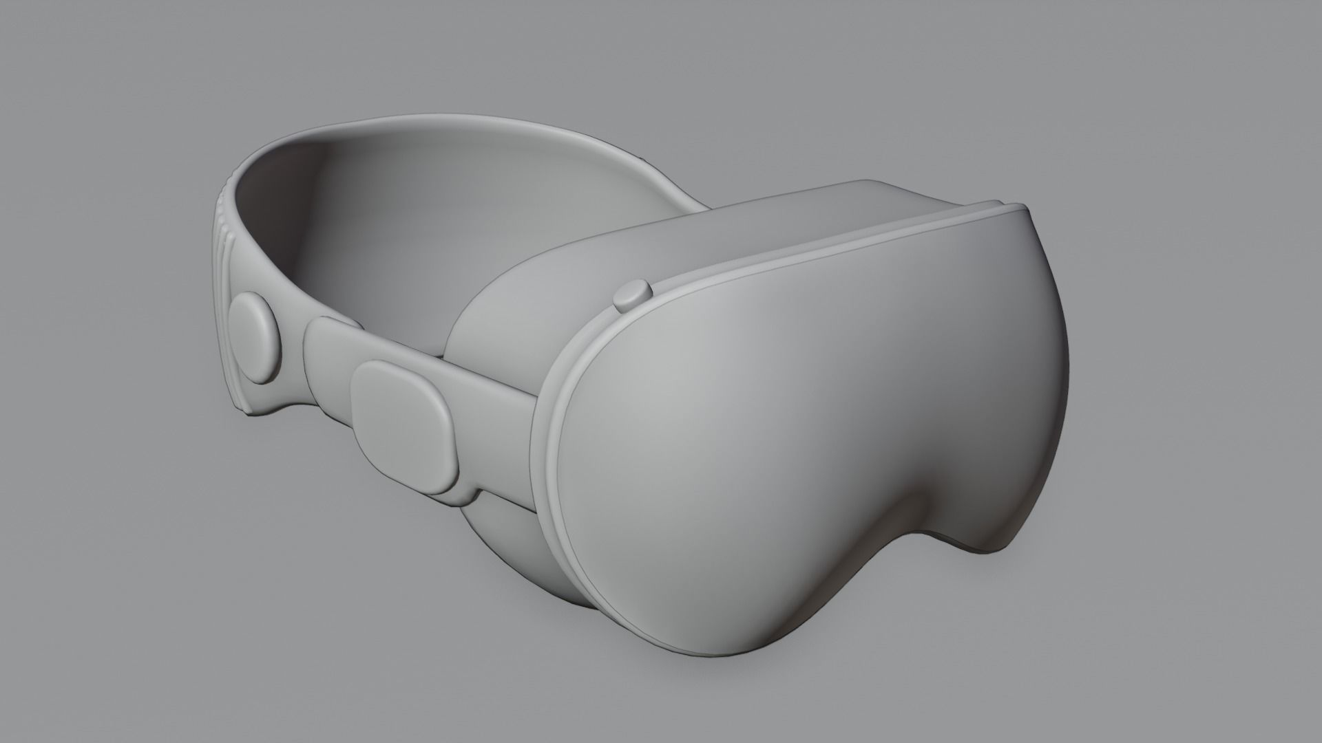 Vision Pro Inspired Headset 4K Textures 3D model_2