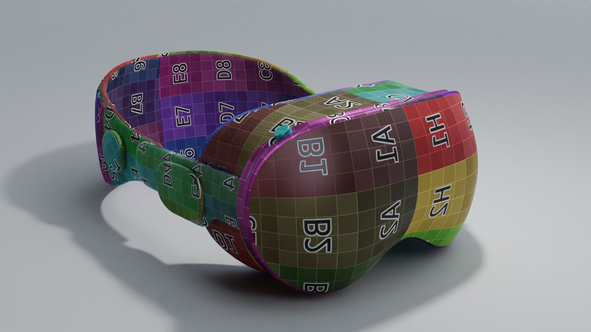 Vision Pro Inspired Headset 4K Textures 3D model_3