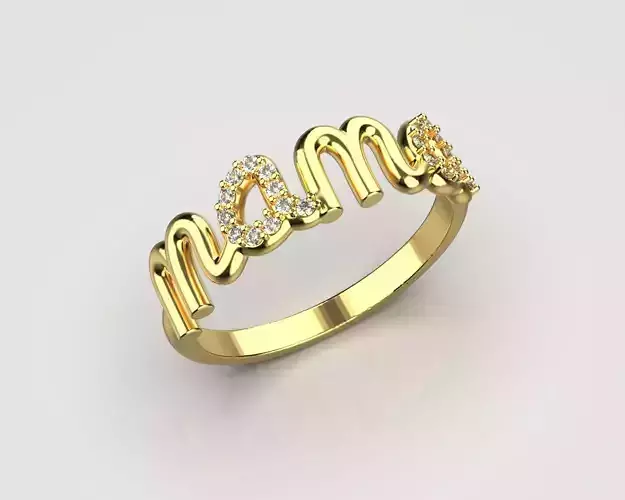 Mama ring  3D print model