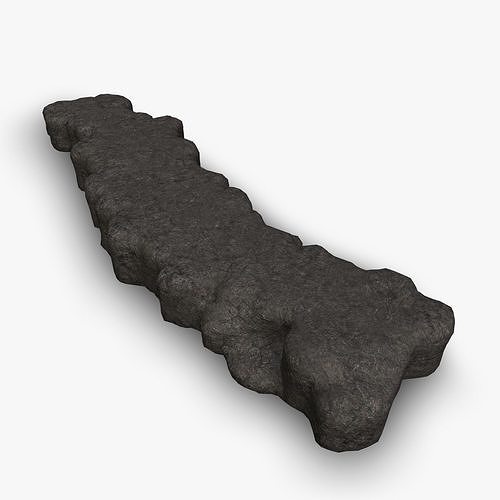 Rock Walkway 2 - Base Free low-poly 3D model