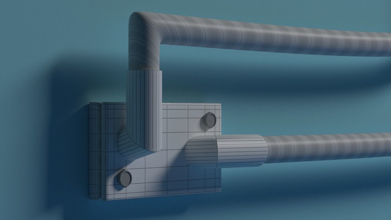 Neon sign Low-poly 3D model_12