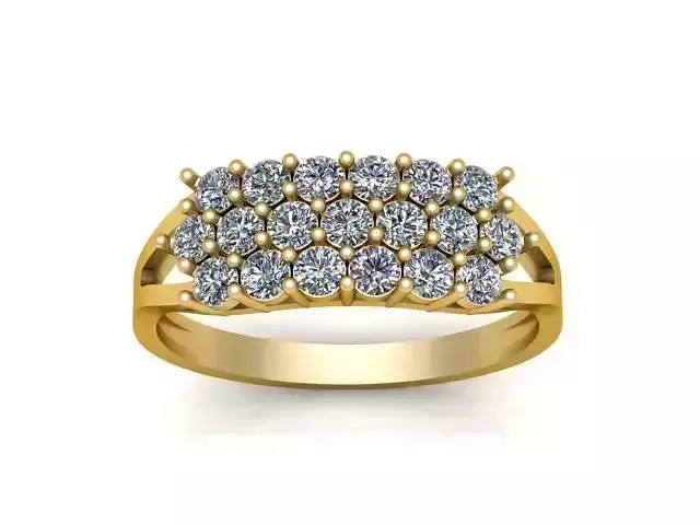 Diamond Ring Jewellery for Women 3D print model