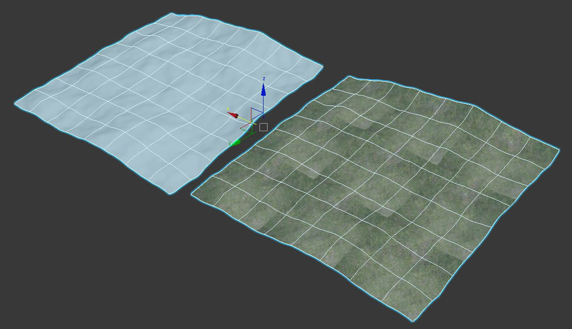 Realistic Grass rock in 3D model_6