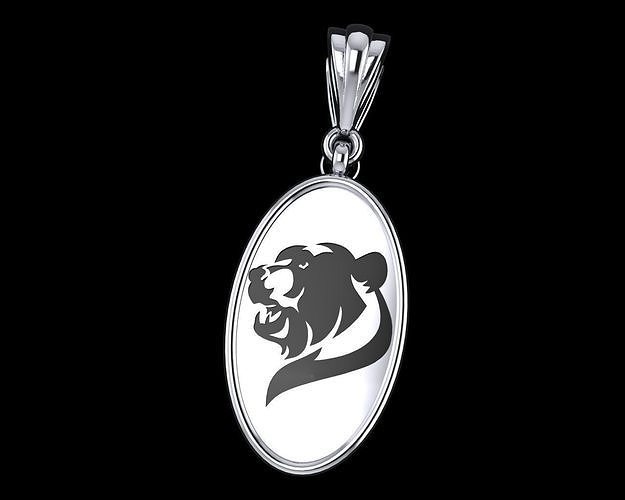 pendant bear Free 3D print model