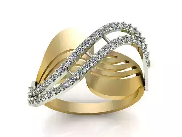 Diamond Ring Jewellery for Women 3D print model