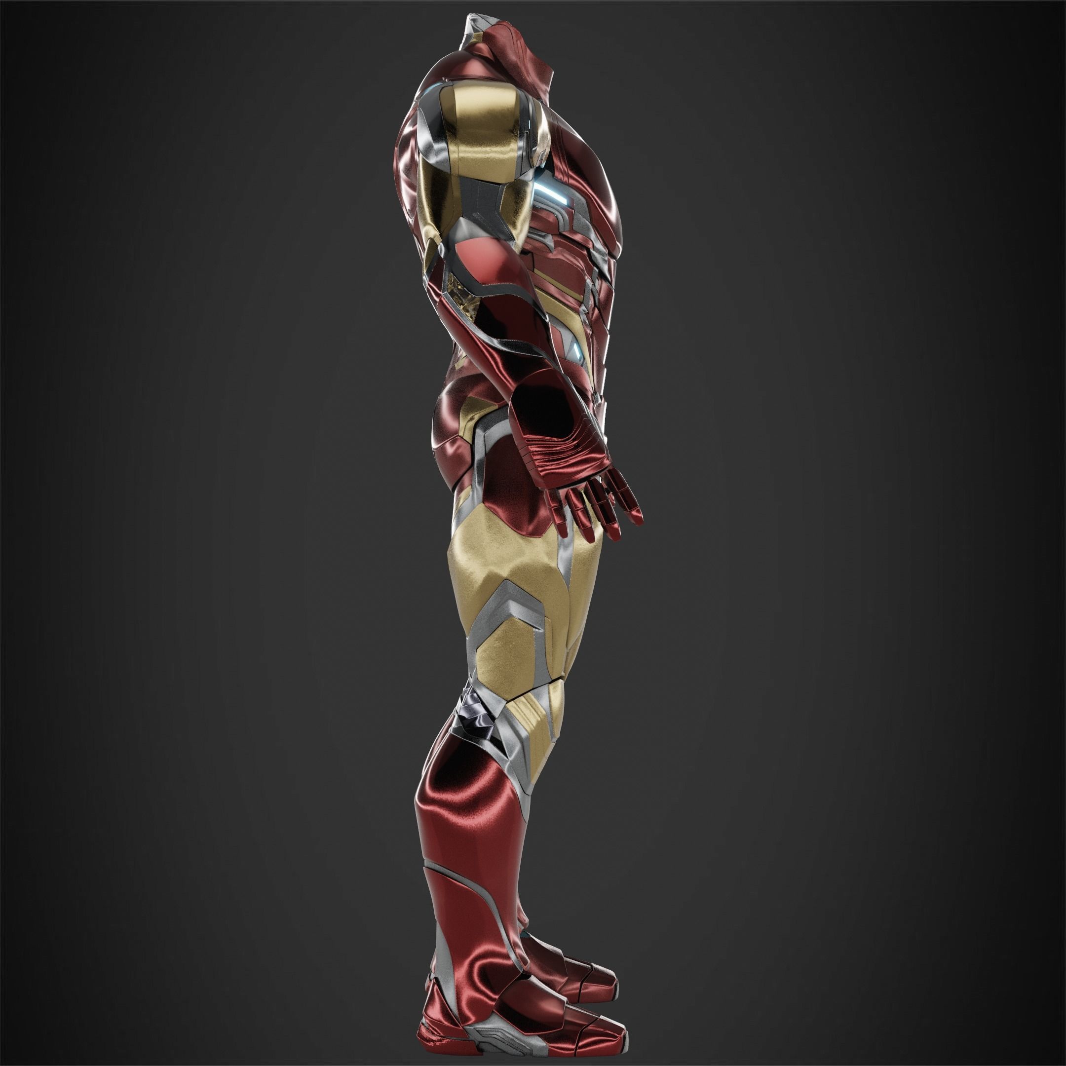 Iron Man Mark 85 Armor for Cosplay 3D print model_8
