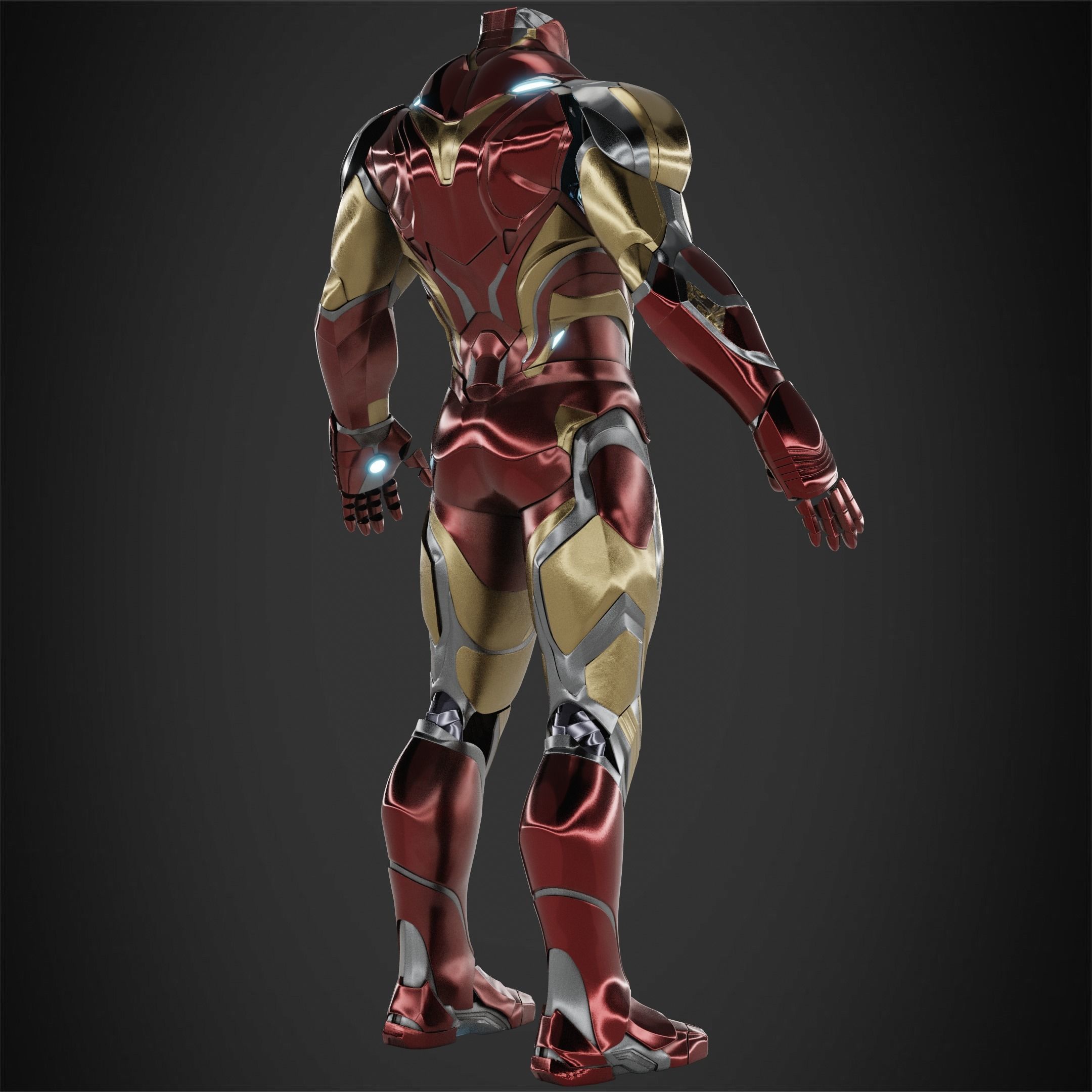 Iron Man Mark 85 Armor for Cosplay 3D print model_7