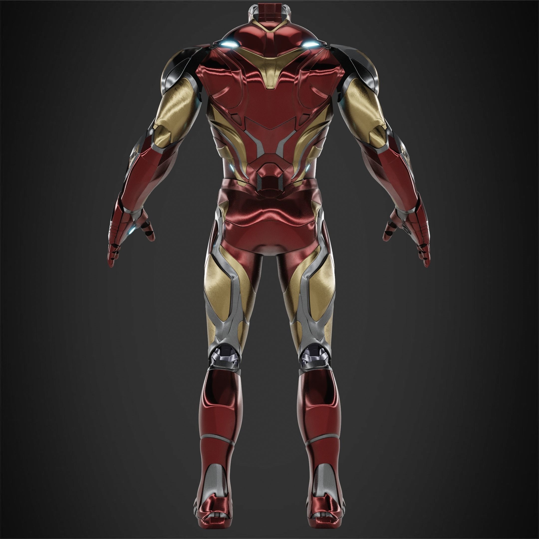 Iron Man Mark 85 Armor for Cosplay 3D print model_6