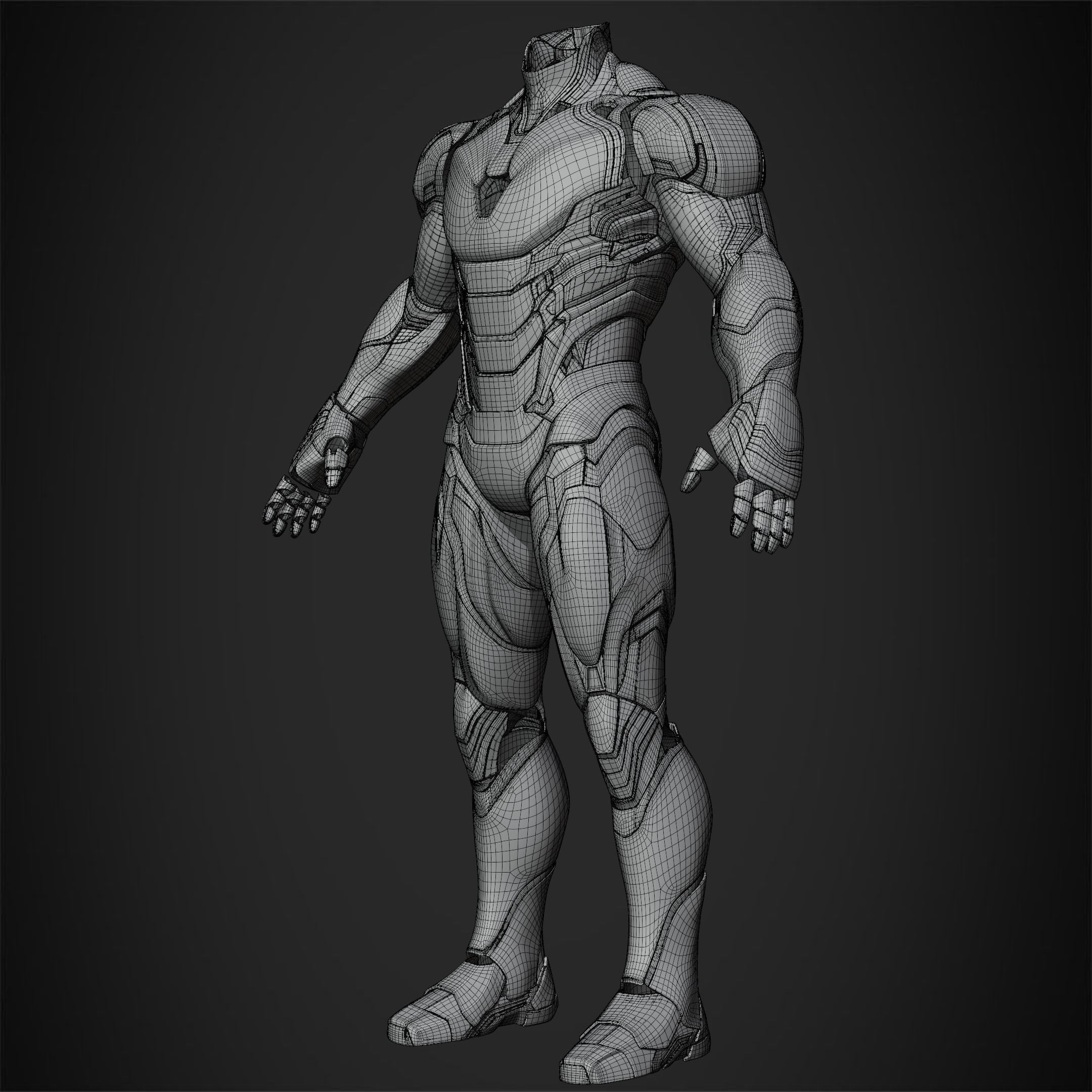 Iron Man Mark 85 Armor for Cosplay 3D print model_12