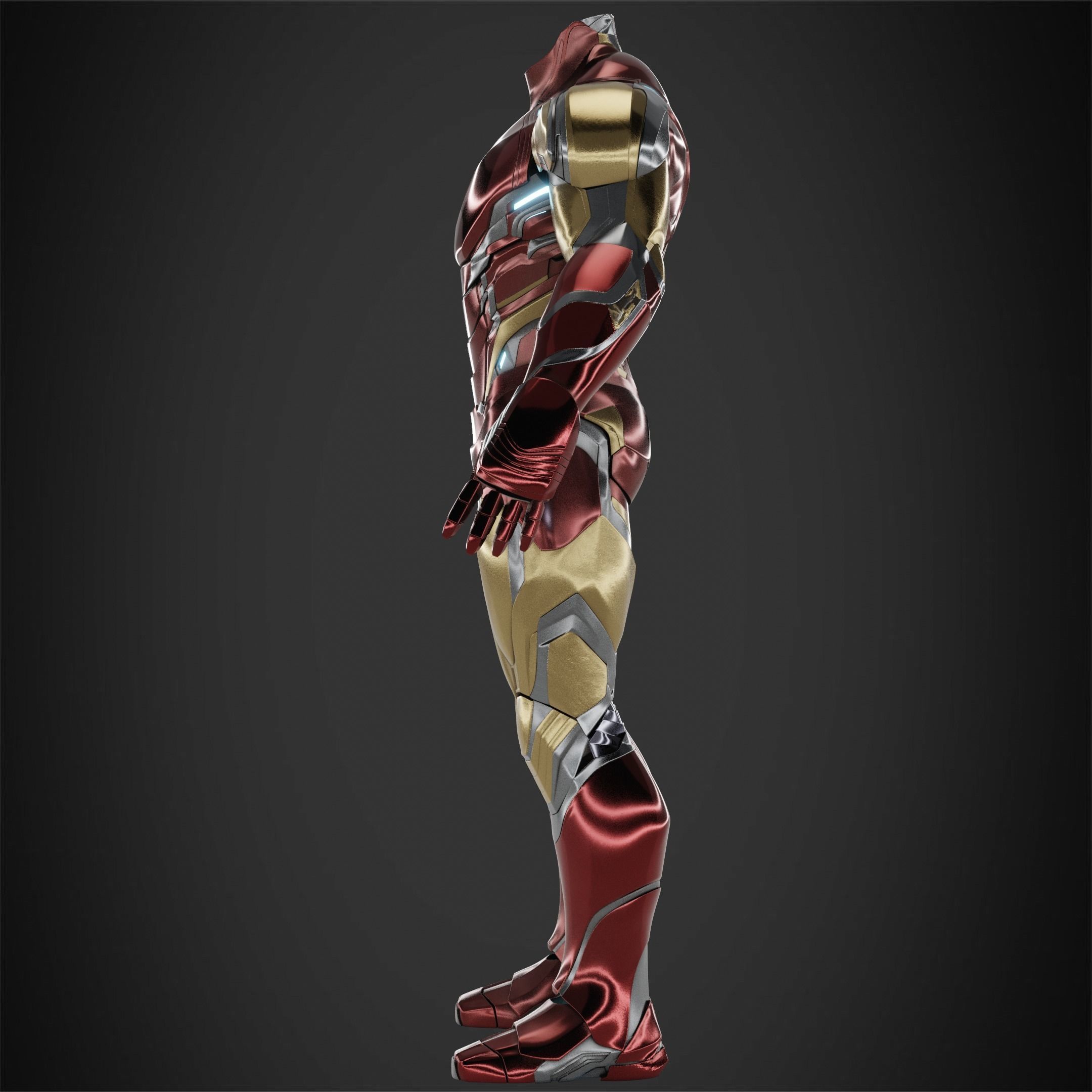 Iron Man Mark 85 Armor for Cosplay 3D print model_4