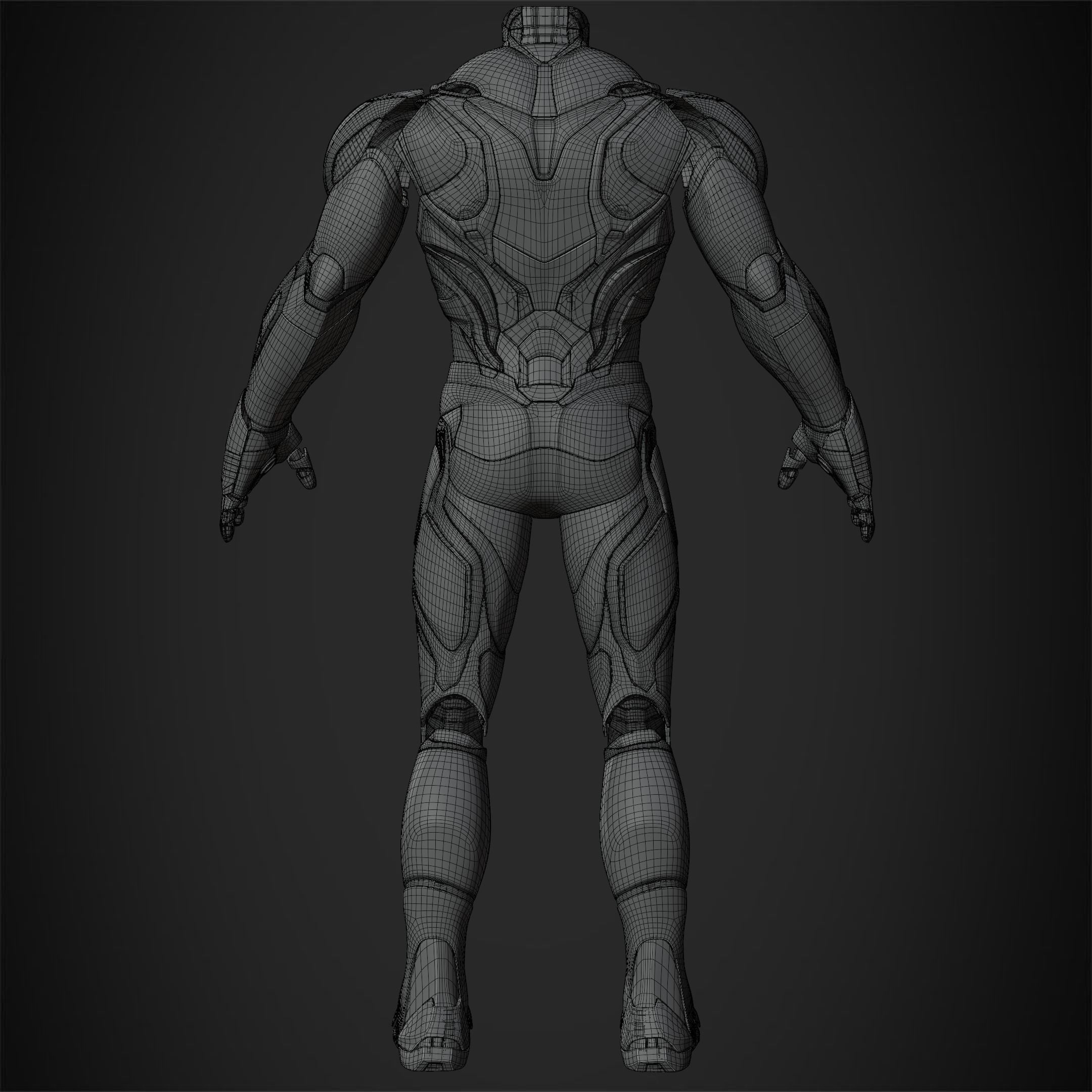 Iron Man Mark 85 Armor for Cosplay 3D print model_16
