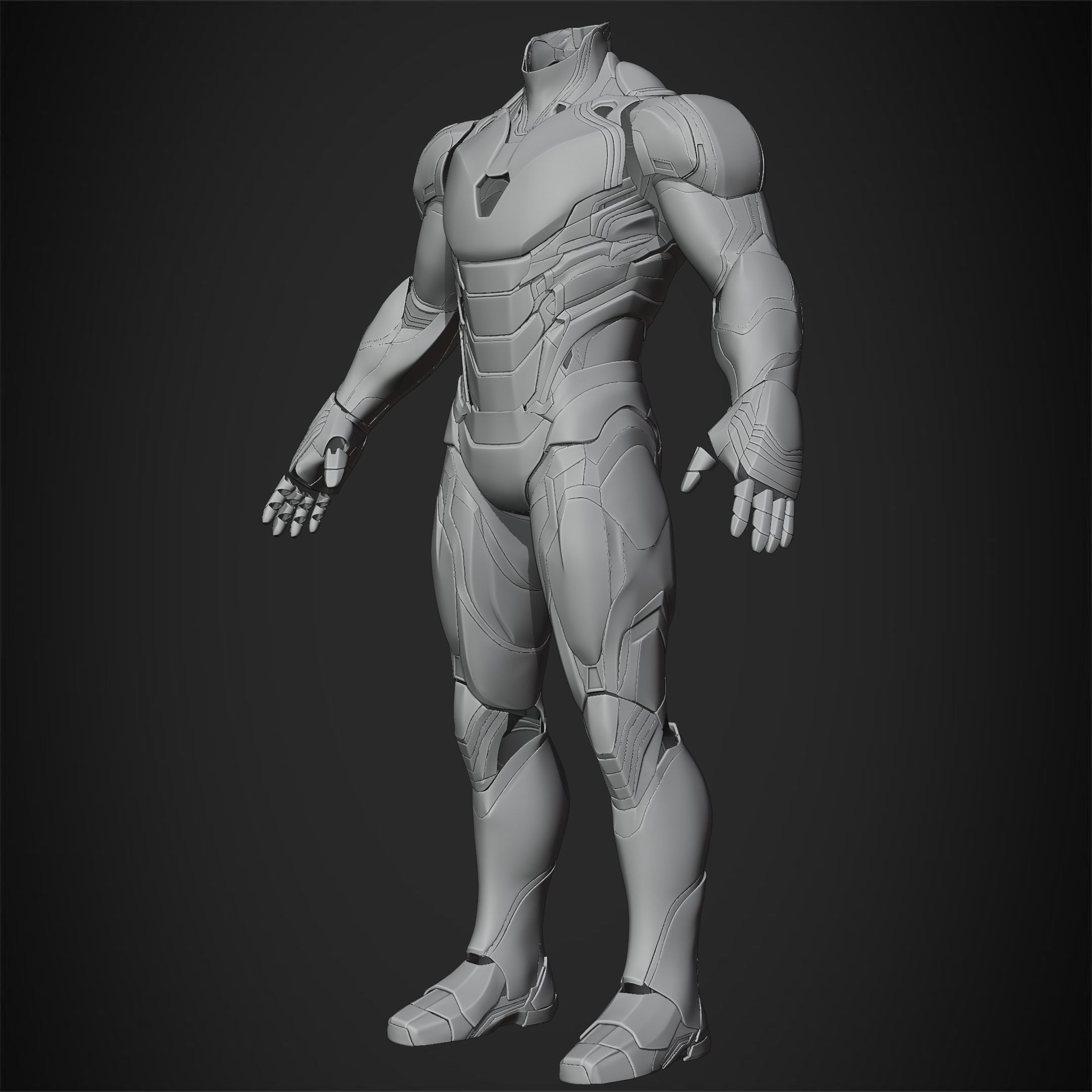 Iron Man Mark 85 Armor for Cosplay 3D print model_13