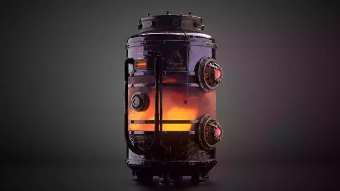 Sci-Fi Container Prop model - Futuristic - Cyberpunk  