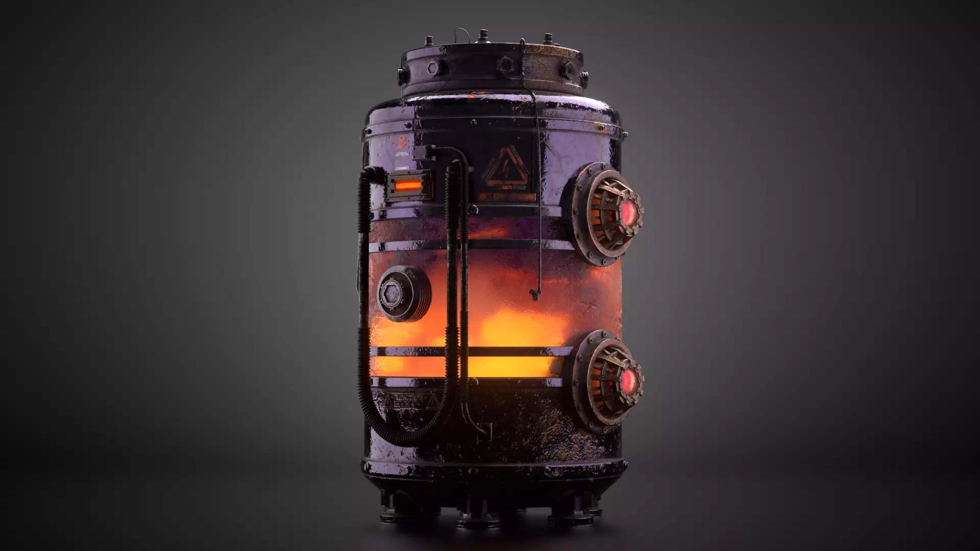 Sci-Fi Container Prop model - Futuristic - Cyberpunk 3D model_0