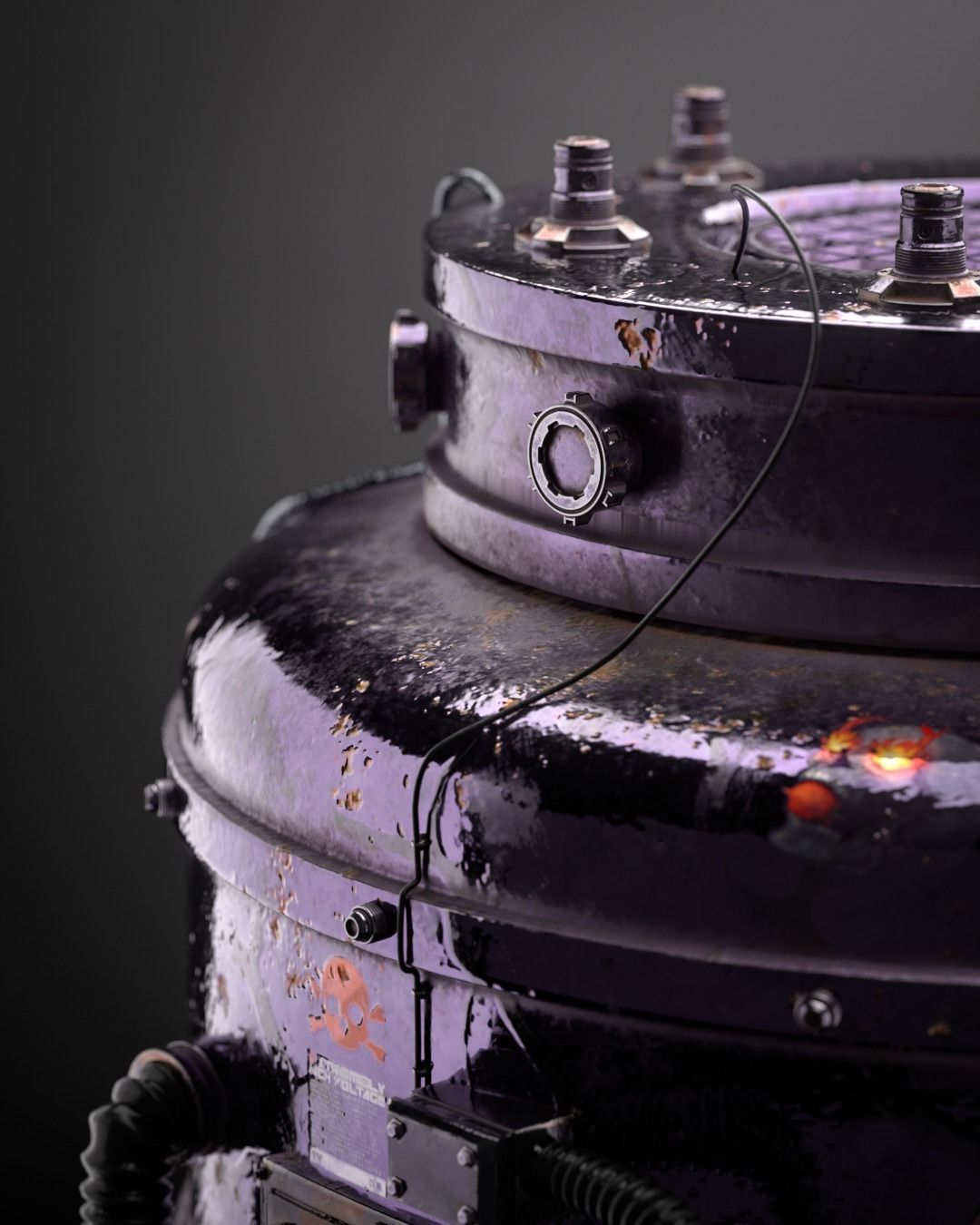 Sci-Fi Container Prop model - Futuristic - Cyberpunk 3D model_3