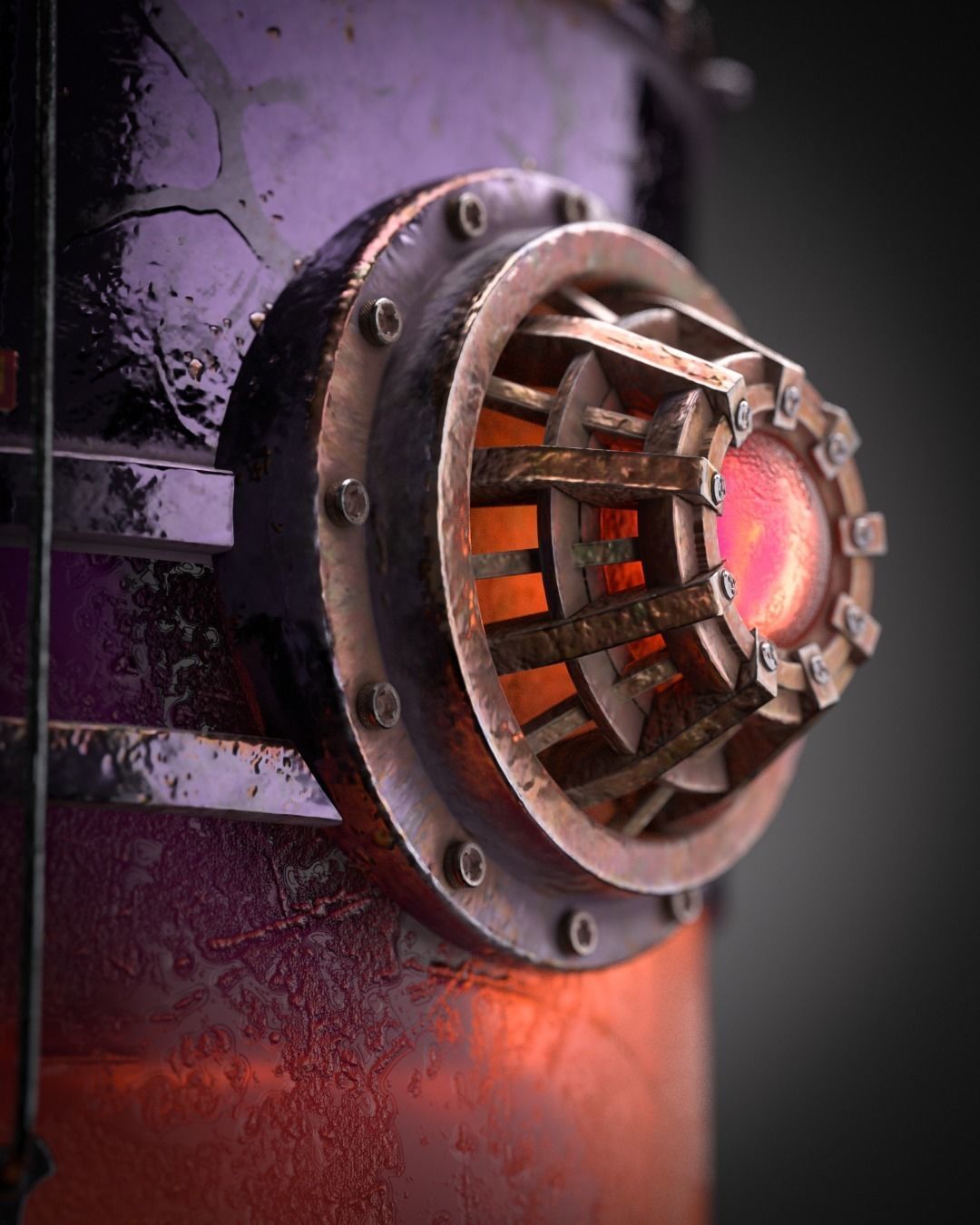 Sci-Fi Container Prop model - Futuristic - Cyberpunk 3D model_4