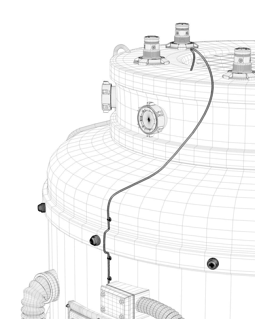 Sci-Fi Container Prop model - Futuristic - Cyberpunk 3D model_7