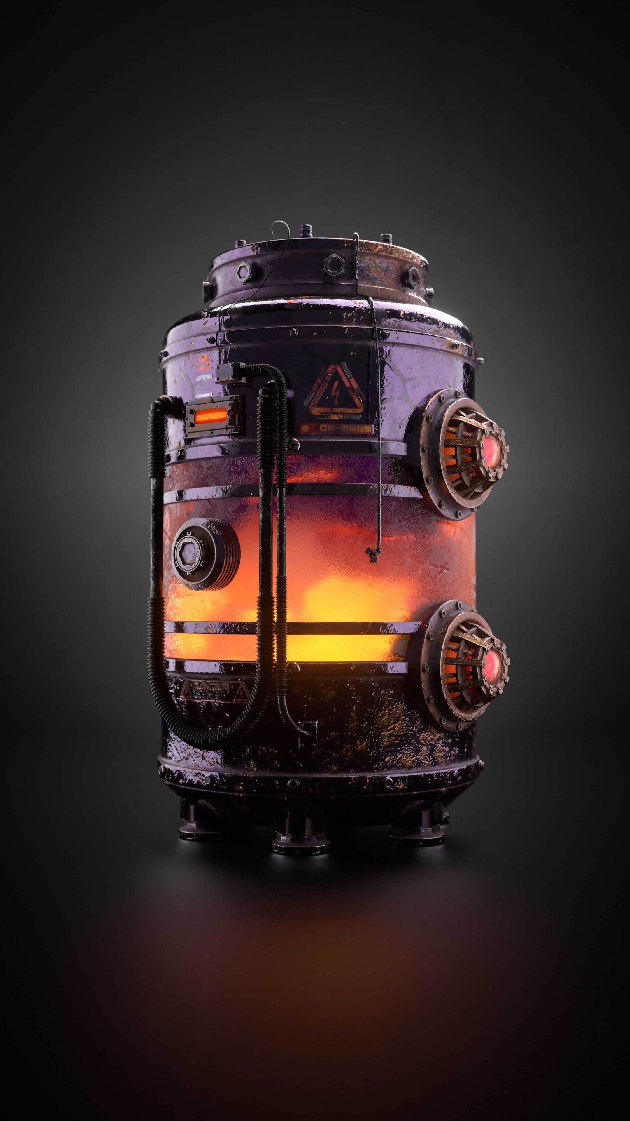 Sci-Fi Container Prop model - Futuristic - Cyberpunk 3D model_5