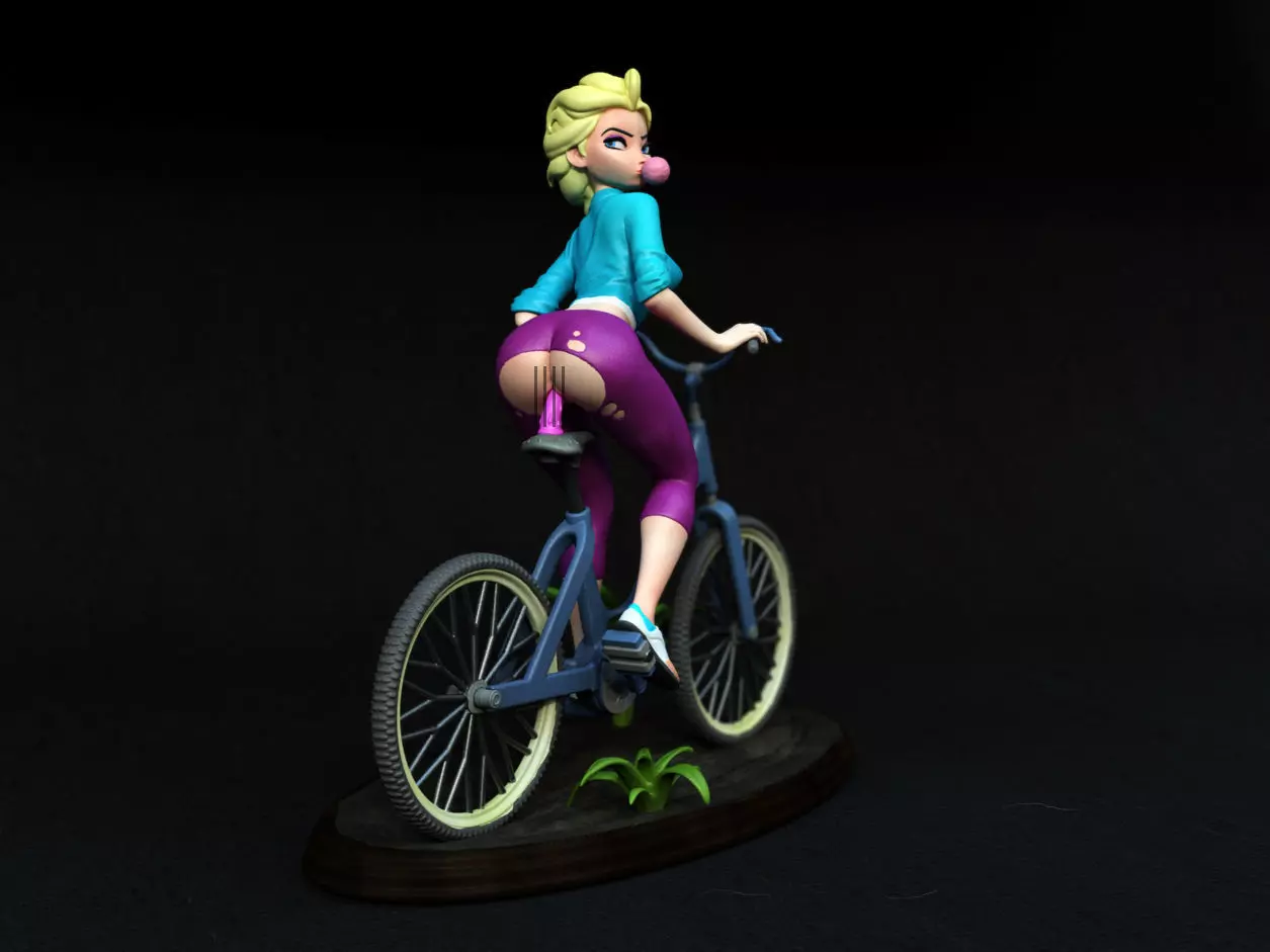 elsa bike 3D print model_0